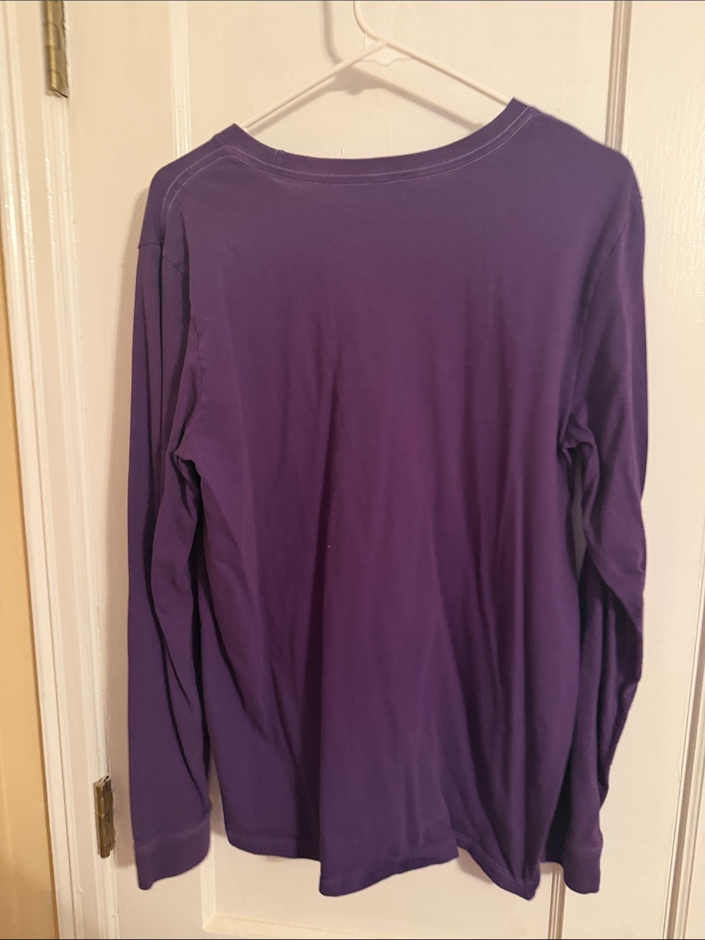 Life is Good Purple Long Sleeve Tee with Snowflake Tree - Picture 6 of 6